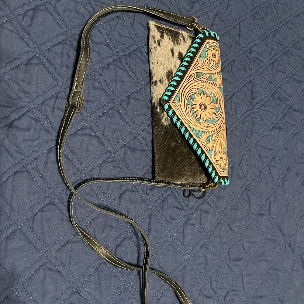 Beautiful cowhide Myra bag purse